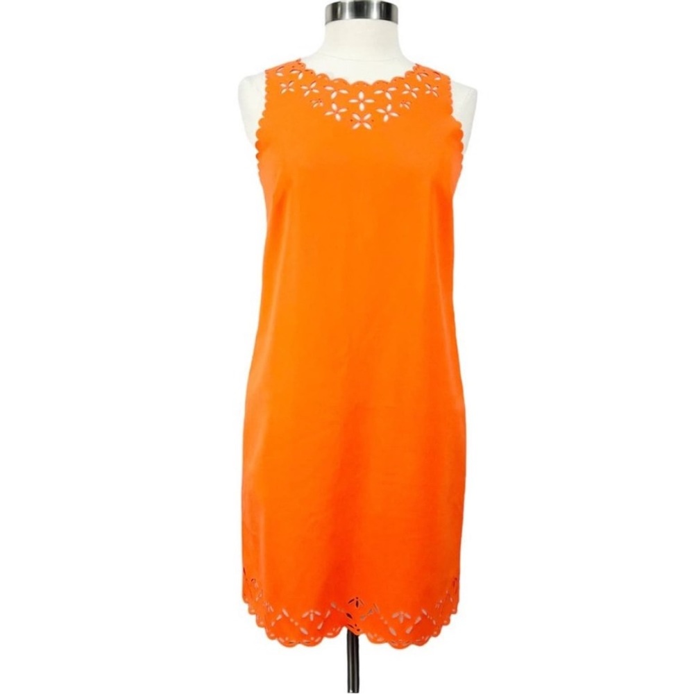 JCREW scalloped dress